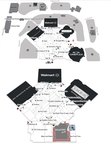 scarborough town centre map directory.